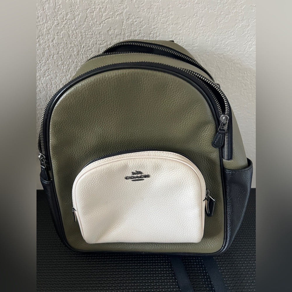 Coach back pack leather